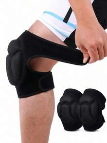 Shock-Absorbing Foam Knee Pads Sports Protection Non-Slip Knee Brace For Sports Ground Dance Studio Ski Resort For Women And Men Ergonomic Compression Sock Cycling Support Joint Protection Gym Accessories Hiking Essentials Workout Sets Women - Multicolor - View 3