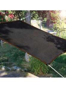 1pc, Multiple Sizes Of Sunshade Net. This Outdoor Sunshade Net Has A Thickened Structure, Can Effectively Block UV Rays, And Is Very Suitable For Balcony Use. It Is A High-Quality Sunshade Product-Durable, Tear-Resistant, And Easy To Install. It Can Also Be Used Around Gardens And Swimming Pools. This Sunshade Net Has Edge Treatment And Eyelet Design, Which Can Effectively Protect Privacy. - A - View 2