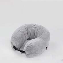 Unfilled Soft Plush Travel Pillow, Can Be Used As Storage Travel Pillow, Suitable For Travel, Travel Essential, Vacation Accessory, Portable, Suitable For School Use. - Multicolor - View 13