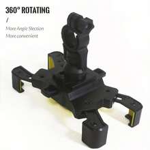 1pc Adjustable Bicycle And Motorcycle Phone Holder - Easy Installation, 360° Rotation, Stable Grip, Suitable For Various Phone Sizes, Made Of Durable ABS Material, Bicycle Accessory, Suitable For Various Models, Easy Installation - Multicolor - View 9