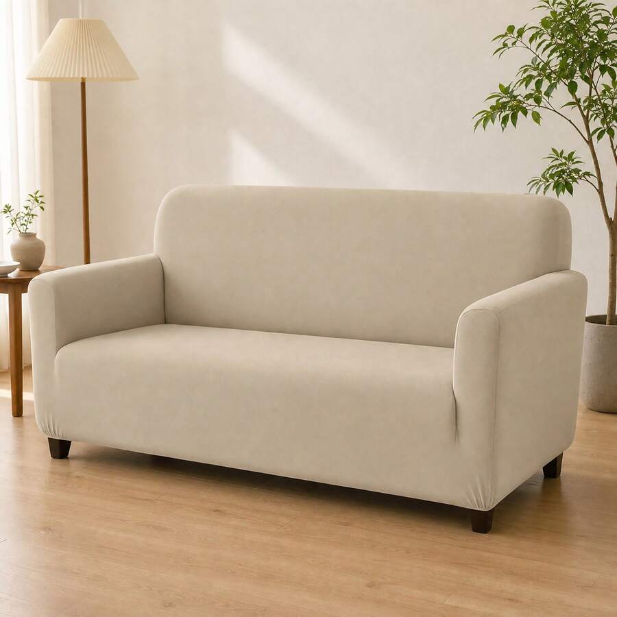 POLIGONO Sofa Slipcovers - Beige - View 1