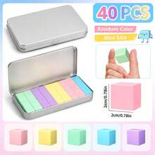 Macaron Colorful Magnetic Building Blocks, Mini Travel Portable Set, Educational Preschool STEM Sensory Toy, DIY Construction, Gift For Boys And Girls - Multicolor - View 11