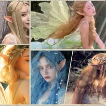 2/4pcs Cosplay Fairy Elf Pointed Ears, Soft Tips, Anime Party Costume Accessories For Halloween And Christmas Parties - Multicolor - View 6