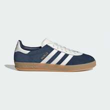 Adidas GAZELLE INDOOR "T-Toe" Classic Sports Skate Shoes Training Shoes IH9650 - Navy Blue - View 4