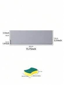 Silicone Kitchen Sink Splash Guard Mat, Narrow Edge Extended Drainage Mat, Countertop Storage Mat, Bar Anti-Slip Mat, Bathroom Decor, Bathroom Accessories, Halloween Decoration, Back To School Home Decor, Room Decor - View 11