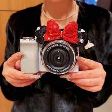 Disney 1pc Women's Mickey Minnie Mouse Ear Headband, Bow Design, Princess Decoration, Party Birthday Carnival Hair Accessory Gift - Star - View 4