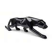 3D Geométrica Grande 42cm Decoração Luxo em Gesso - preto fosco - Visão 11