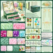 Set Perhiasan Manik-Manik Gelang Gaya Vintage, Kotak Hadiah, Bahan DIY Buatan Tangan, Hadiah Ulang Tahun, Suvenir - View 4