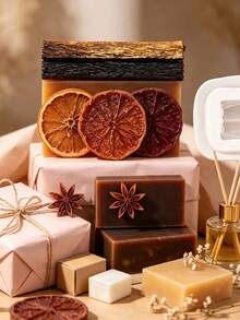 1 Piece Silicone Mold Branch Lemon Silicone Mold For Soap And Candles - Lemon Slice Cinnamon Star Anise Spice Silicone Mold - View 8