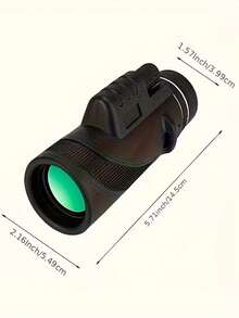 1pc Monocular Telescope High Definition Outdoor Telescope Low Light Night Vision Phone Photography Monocular - Multicolor - View 8