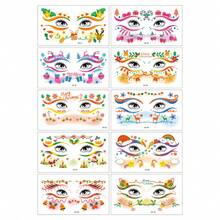 The Grinch 12pcs The Christmas Cheek Blush Tattoo Stickers, Christmas Decoration, Perfect For Parties And Birthdays, Also An Ideal Choice For Holiday Decor And Photo Props - Multicolor - View 4