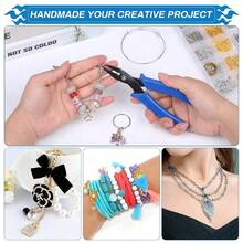 KLONKEE Jewelry Making Tools Jewelry Pliers Jump Ring Opener Keychain Pliers For Opening Split Rings/Jump Rings Jewelry Bracelet Fishing Bead DIY Handmade Jewelry Making Tools - A - View 8