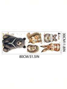 Funny Cartoon Ants Carrying Wall Sticker, Living Room Baseboard Background Decor Self-Adhesive Paper - Multicolor - View 9
