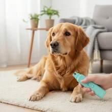 New Pet Nail Grinder, Suitable For Small Dogs And Cats, Automatic Nail Trimmer, Ergonomic Design, Easy To Use, Durable, Stylish, Portable, Low Noise, Battery Powered (Requires 2 AAA Batteries, Not Included), Essential For Dogs And Cats - A - View 9