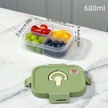 Bento Box Adult, Compartment Food Container, Microwavable Lunch Containers, PP Meal Prep Containers With Dividers, Leakproof Student Lunch Box With Lid, Divided Food Storage Containers, Adult Lunchable Snack Containers, Travel Food Containers - Multicolor - View 15