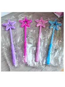 4 Diamond Light-Up Star Wands For Parties - Multicolor - View 8