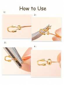 600/300個 4mm 開口半圓壓紋珠帽，適用於珠寶手工製作 - 彩色 - 查看 3
