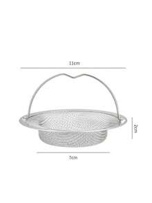 1pc Kitchen Sink Drain Filter And Plug, Round Kitchen Drain Stopper, Stainless Steel Garbage Disposal Plug With Handle, Common Anti-Clogging Kitchen Sink Filter, Strainer Basket Filter - Multicolor - View 10