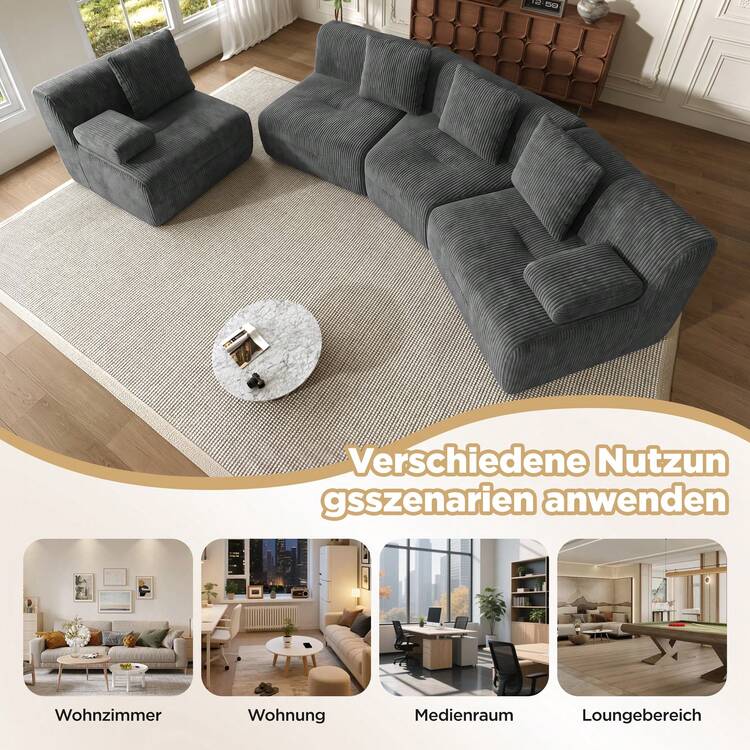 Sofas & Couches - Grey - View 2
