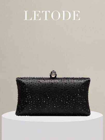 Mini Rhinestone Clutch Evening Bag, Elegant Minimalist Handbag For Women, Party Girls, Brides, Perfect For Parties, Weddings, Proms, Dinners, Gifts For Women, Moms, Teachers, Friends, Bridesmaids