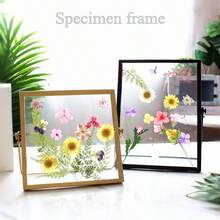 Golden Metal Photo Frame Acrylic Transparent Modern Minimalist Ornament Decorative Frame - A - View 3