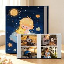 Large Capacity Photo Album, Full Landscape Insert Design, 6 Inch 200 Photos, Suitable For Family, Travel, Couples, Baby, Best Friends And Various Photos - 1PC - View 1