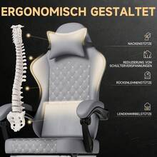 Gaming Chairs - Grey - View 2