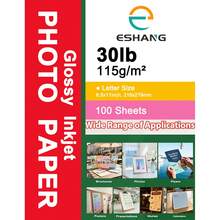 Glossy Inkjet Photo Paper, 100 Sheets Brochure Paper, 30lb/115gsm Photo Paper For Inkjet Printer With Dye Ink For Custom Chip Bag Party Favors - 100 Sheets - View 9
