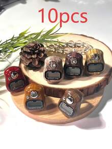 Wood Grain Finger Ring Electronic Counter, Resettable Finger Tally Counter For Prayer, Meditation And Recitation - Multicolor - View 12