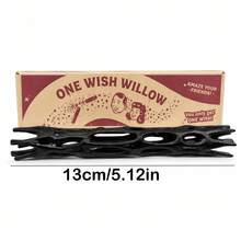 1pc Black Wishing Willow Branch 3D Printed Ornament, Roleplay Prop, Home Decor, Classic Prayer Tree Branch Decoration, Black Artificial Willow Twig, Party Decor Prop - A - View 14