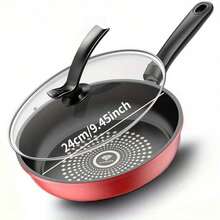 Cast Iron Uncoated Frying Pan, Suitable For Induction Cooktop, Lightweight Smokeless Frying Pan Suitable For Gas Stove And Smooth Surface Cooktop, Suitable For Searing Steak, Pancakes, Breakfast, Random Diamond Pattern - View 13