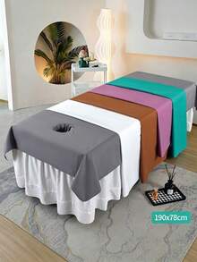 Waterproof And Oil-Resistant SPA Massage Towel, Machine Washable, Polyester Material, Suitable For Beauty Salons (Note: Material Is Waterproof And Relatively Stiff) - Multicolor - View 2