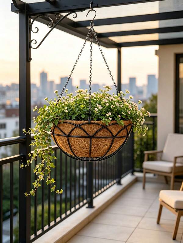 Natural Coconut Fiber Hanging Basket Liner, Round Coconut Fiber Flower Pot Inner Liner, Breathable And Drainage, Suitable For Indoor And Outdoor Flower Pot Replacement Liner Coconut Fiber Liner, Coconut Fiber Liner, Hanging Basket Liner, Flower Pot Replacement Liner, Round Flower Pot Inner Liner, Flower Basket Liner, Natural Coconut Fiber, Outdoor Flower Pot Liner, Gardening Supplies, Breathable Plant Liner, Porch Flower Pot, Balcony Gardening