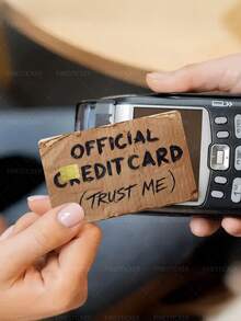 1pc Funny Official Credit Card Cover Sticker Protective Card Sleeve, Paper Style "TRUST ME" PVC Material Anti-Fingerprint Durable Anti-Scratch Wear-Resistant Skin, Party Birthday Gift, Suitable For Men And Women, Small Chip Card, Bank Card, Credit Card, Transit Card, Key Card, Student Campus Card Personalized DIY, Privacy Protection - Multicolor - View 7