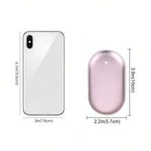 1PC Double-Sided Heating USB Fast Charging Hand Warmer, Portable Pocket Hand Warmer For Outdoor Sports, Home, Office, Winter Heating Essential - Winter Gift 1200/2400mAh - Multicolor - View 8