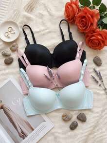 Women Bras & Bralettes - Multicolor G - View 4