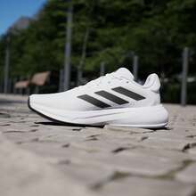Adidas RESPONSE SUPER M Mesh Running Shoes JI4625 - Black and White - View 6