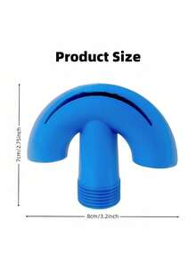3/4-Inch Universal Pool Fountain Nozzle With Standard External Thread Fan-Shaped Waterfall Spray Aerator, Combining Cooling And Oxygenation Functions. Made Of ABS Plastic, Tool-Free And Easy To Install, Suitable For In-Ground And Above-Ground Pools, Ponds, Spas, And Water Features; A Perfect Addition To Summer Parties, Patios, And Gardens, And An Ideal Gift For Pool Owners, Enthusiasts, And Homeowners. - Multicolor - View 5