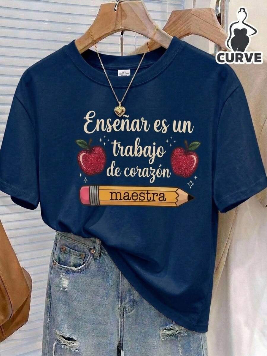 Women T-Shirts - Navy Blue - View 1
