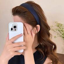 3pcs Premium Luxury Sparkling Wide Headband, Anti-Slip Hair Accessory For Women, Suitable For Work, Face Washing And Taming Frizz - Multicolor - View 4