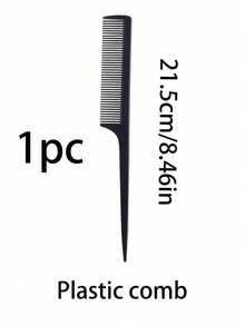 4/1pc Unscented Smooth Back Comb, Bow Pattern Unisex Hair Brush/Beard Brush, Hair Accessory, Suitable For Creating Smooth Ponytail And Bun, Smoothing Frizz, Controlling Hairline, Back Combing For Voluminous Styling, Wide-Tooth Comb For Easy Hair Parting And Sectioning - Multicolor - View 11