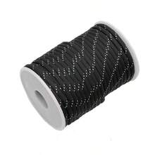 Outdoor Camping 4mm Reflective Paracord, 30m/98.43ft Spool Rope, Camping Tent Setup Rope, Dly Accessory Rope, Applicable To Canopy Tent, Camping Hiking, Camping Essential - Multicolor - View 5
