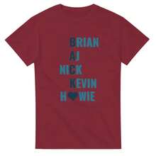 Brian  Nick Kevin Howie Boys Are Back Heavyweight Unisex Crewneck T-Shirt - 白色 - 查看 8