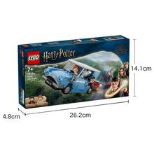 LEGO Building Blocks 76424 Ford Anglia Flying Car Harry Potter Series Building Blocks - Clear - View 5