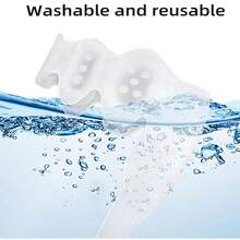 1 Set Of Adjustable Toe Separators-Soft, Elastic, Anti-Friction, And Reusable. - Clear - View 9