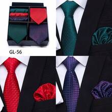 AlanKing Bộ quà tặng cà vạt nam họa tiết Paisley, món quà tuyệt vời cho nam giới trong đám cưới trang trọng, phỏng vấn công việc và các dịp lễ - Màu sắc hỗn hợp - Xem 9