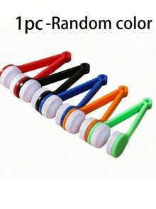 1/5/10pcs Portable Eyeglass Cleaning Kit, Includes Microfiber Cleaning Cloth And Double-Sided Brush, Keep Your Glasses Clean And Like New Anytime - Multicolor - View 11
