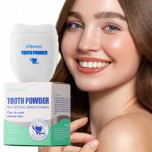 Bright White Tooth Powder Removes Tooth Stains And Yellowing, Brightens Teeth, Freshens Breath, Improves Bad Breath, Oral Care Tooth Powder - Powder - View 2