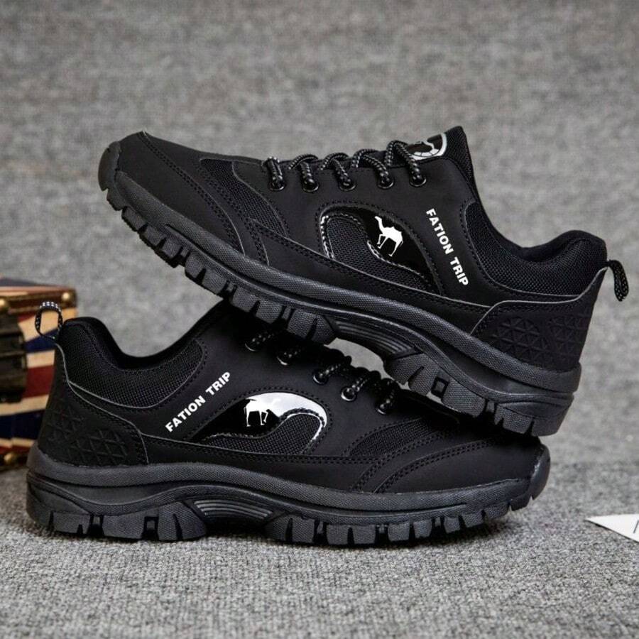 GAN AI Men Sneakers - Black and White - View 1