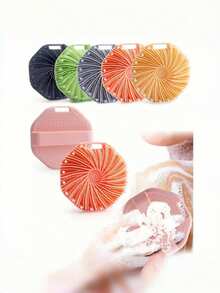 2/1pc Silicone Bath Brush, Exfoliating Scrub, Effectively Exfoliates And Gently Massages, Travel Essential, Wedding, Party, Birthday Gift, Gift For Men, Mother, Father, Friends, New Year Gift, Fun Gift - Multicolor - View 7